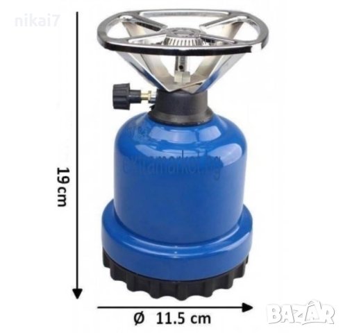 газова котлон метален+Бонус бутилка _пълнител 190гр къмпинг туризьм, снимка 6 - Газови котлони - 42062868