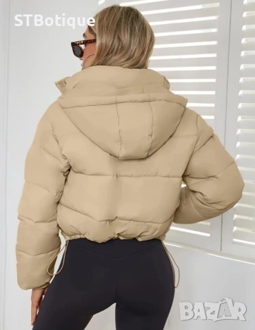 🔥 Дамско зимно яке с качулка, снимка 5 - Якета - 51935174