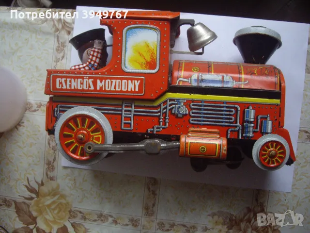 Стара ламаринена играчка., снимка 9 - Колекции - 48835569