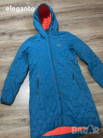 Дамско изолирано дълго яке Kari Тraa Vangen Insulated Parka , S размер, снимка 10 - Якета - 52490314