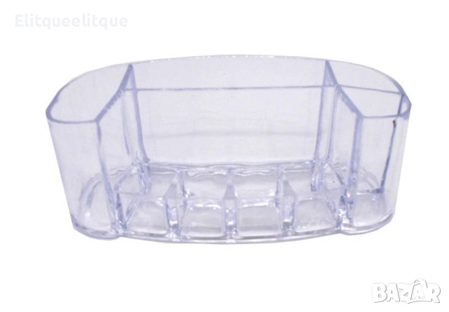 Прозрачен акрилен органайзер за козметика и четки, снимка 2 - Други - 52208119