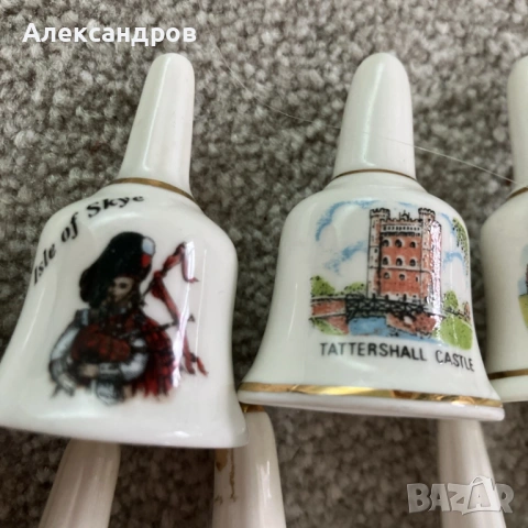 Класически камбанки от костен порцелан, снимка 2 - Други ценни предмети - 53046648