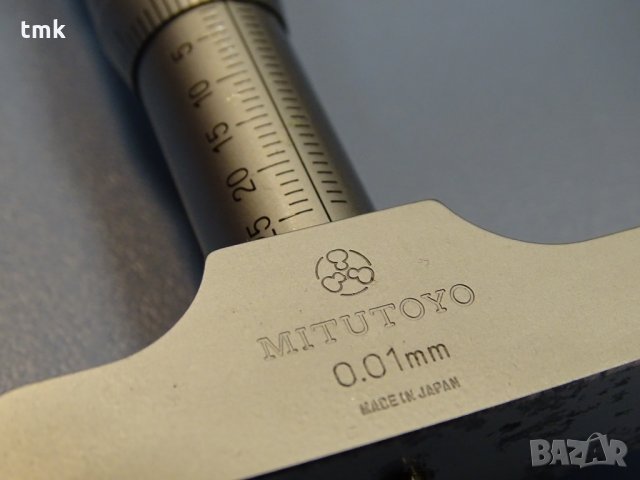 микрометричен дълбокомер Mitutoyo 128-101, 0-25mm, снимка 4 - Резервни части за машини - 35321646