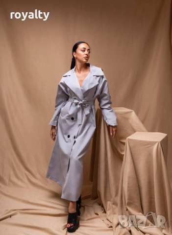 Дълго Дамско Палто , снимка 4 - Палта, манта - 52886119