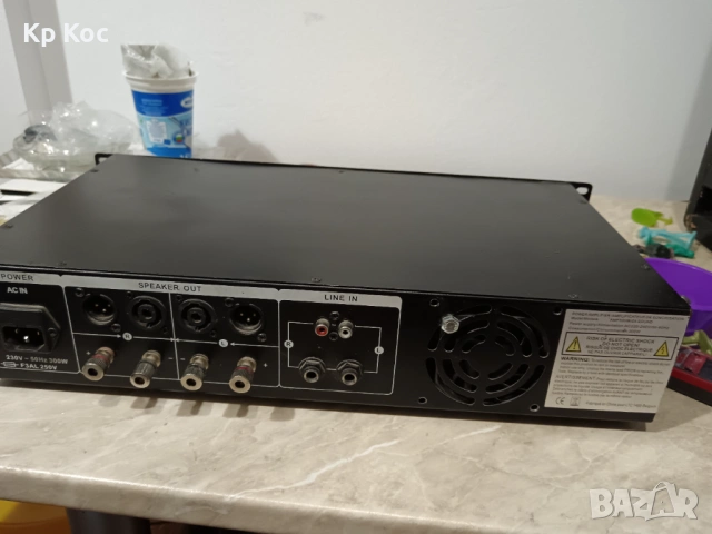 стъпало AMP 300 Ibiza Sound усилвател, снимка 3 - Ресийвъри, усилватели, смесителни пултове - 53116603