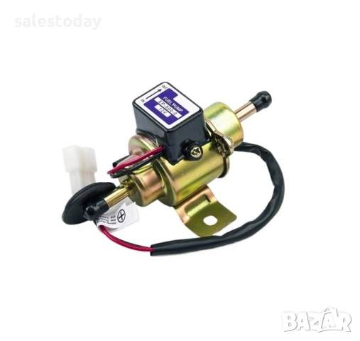 Електрическа горивна помпа, за карбураторни автомобили, мотоциклети, 12V, снимка 3 - Аксесоари и консумативи - 50091469
