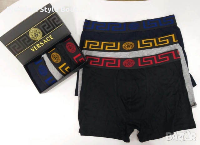 Боксерки calvin klein emporio armani lacote Calvin Klein Versace Gucci diesel, снимка 4 - Бельо - 54059375