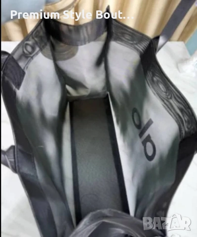 Чанти ALO – Sheer Tote Bag ↔️ 45 см ↕️ 30 см , снимка 4 - Чанти - 53915492