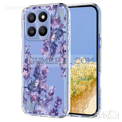 Прозрачен Гръб с Картинки за Huawei Honor X7d