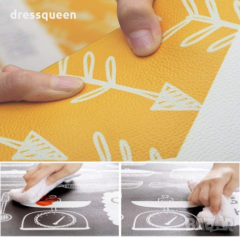 2758 Водоустойчива пътека за кухня от мемори пяна от 2 части, снимка 12 - Аксесоари за кухня - 30528636