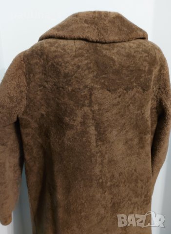Палто от естествена кожа с косъм - бизонски бокс с косъм, снимка 8 - Палта, манта - 26455921