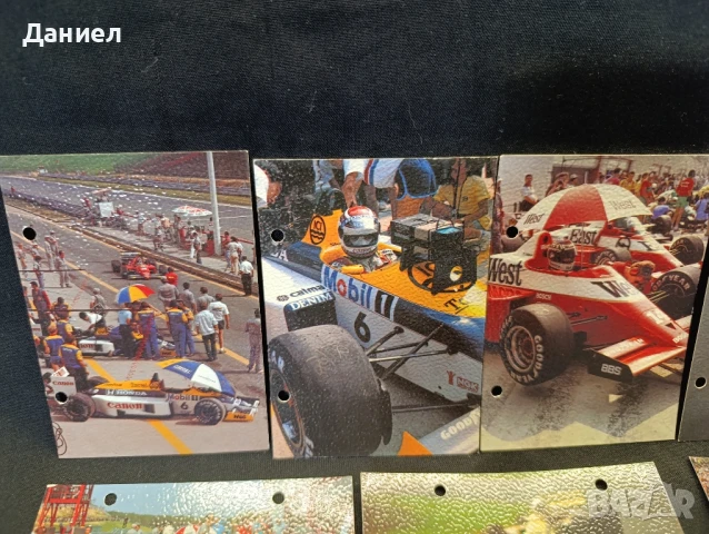 Формула 1 картички от 80те, снимка 6 - Антикварни и старинни предмети - 50999642