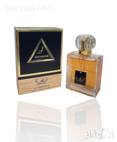 Оригинален арабски дамски парфюм KHAMOOR by MANASIK, 100ML EAU DE PARFUM, снимка 1 - Дамски парфюми - 44606138