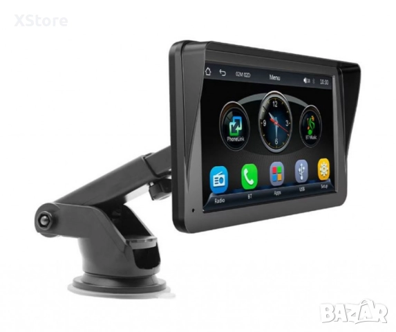 Android Авто Радио с Навигация – Безжичен CarPlay и Bluetooth, 7 инча