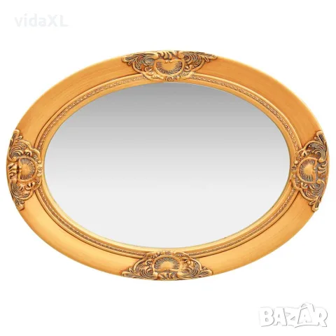 vidaXL Стенно огледало, бароков стил, 50x70 см, златисто, снимка 2 - Огледала - 56146758