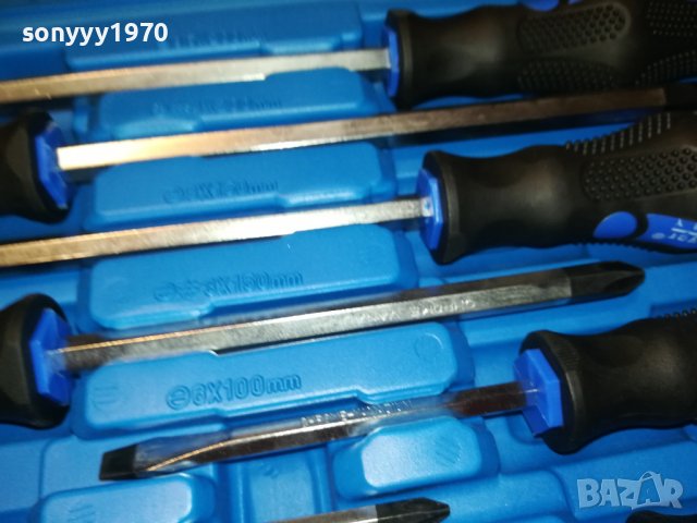 ЯКИ УДАРНИ ОТВЕРТКИ 12БР В КУФАР 0509221159, снимка 14 - Отвертки - 37904640