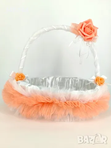 Сватбена кошница - разл цветове, снимка 8 - Сватбени аксесоари - 49213987