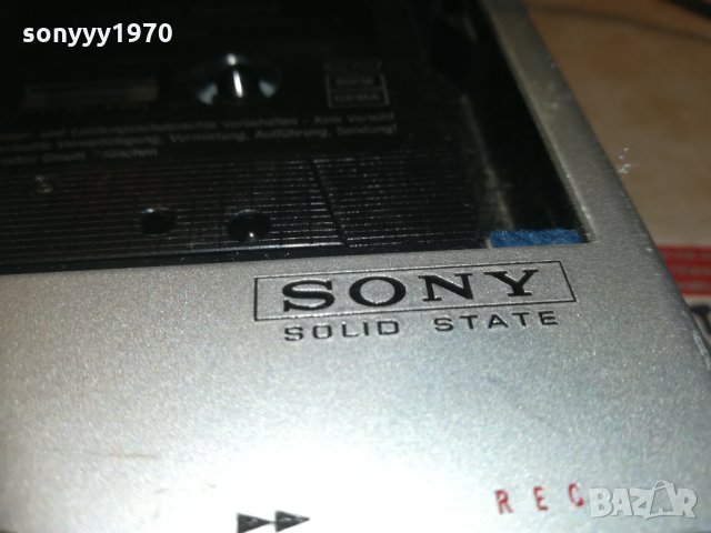 SONY TC-100A MADE IN JAPAN-Zürich/SWISS 0103211953, снимка 9 - Радиокасетофони, транзистори - 32004208