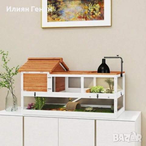 Къщичка за костенурки PawHut, 2-етажна , снимка 5 - Други стоки за животни - 54035810