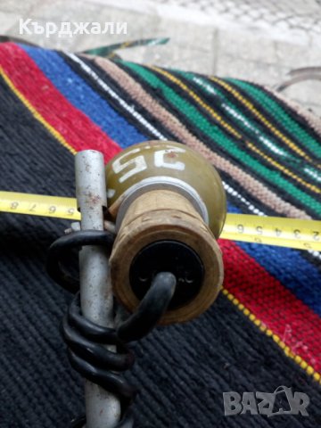 Рядка Лампа Артилерийска с Оригинално Стъкло и Крушка!, снимка 5 - Антикварни и старинни предмети - 32123112