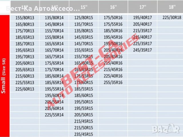 Комплект (2броя) 3D текстилни вериги за сняг 100% сцепление Размер - S, снимка 6 - Аксесоари и консумативи - 34390486