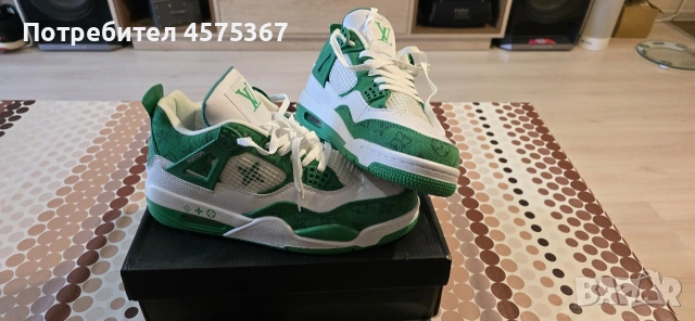 Nike Air Jordan Retro 4 нови с кутия , снимка 6 - Маратонки - 53338666