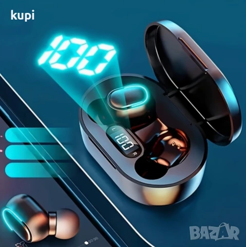 Компактни безжични Bluetooth слушалки E7S