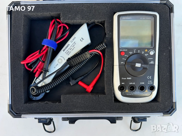 VOLTCRAFT VC281 TRMS + CLA60 - Цифров мултицет с амперклещи, снимка 2 - Други инструменти - 52940775