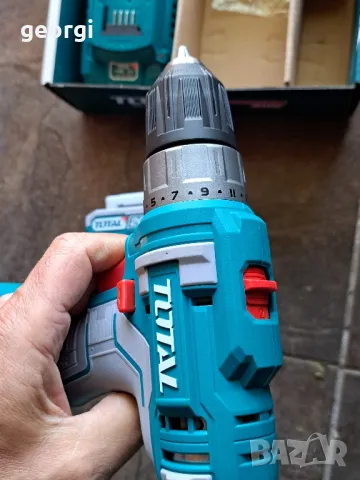 безчетков винтоверт Total 20v li ion 2Ah, снимка 7 - Винтоверти - 50148168