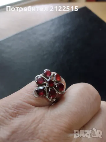 стар дамски сребърен пръстен 5гр, снимка 4 - Антикварни и старинни предмети - 49118816