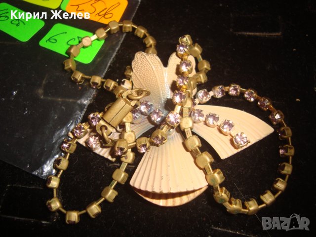 Златисто дизайнерско арт колие с много аметистчета 8405, снимка 8 - Колиета, медальони, синджири - 31403532