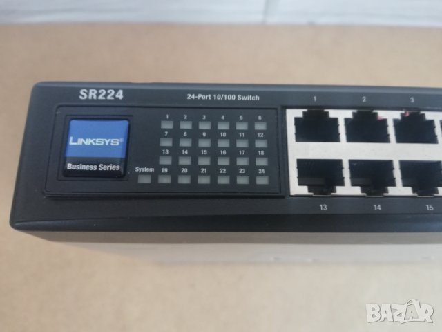 Linksys SR244 24-Port 10/100 switch, снимка 4 - Суичове - 42570497