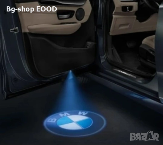 Проектор на Лого за врати с Led, За Volkswagen, BMW, Audi, Mercedes, снимка 4 - Аксесоари и консумативи - 53944982