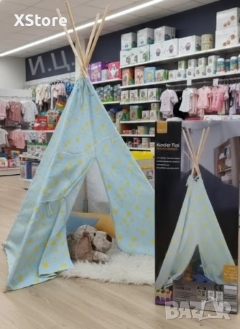 Детска типи палатка от плат за игра, почивка или четене, снимка 2 - Други - 52511307