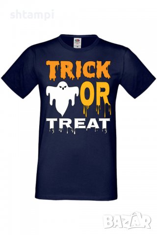 Мъжка тениска Trick Or Treat 2,Halloween,Хелоуин,Празник,Забавление,Изненада,Обичаи,, снимка 6 - Тениски - 38132066