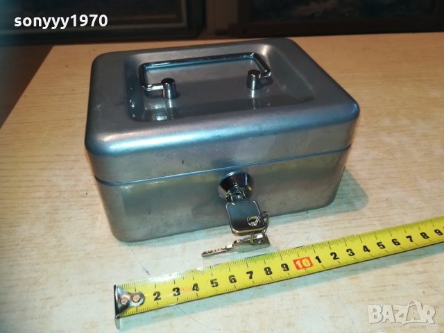метална каса сеиф кутия с 2 ключа 0303211026, снимка 2 - Колекции - 32022730