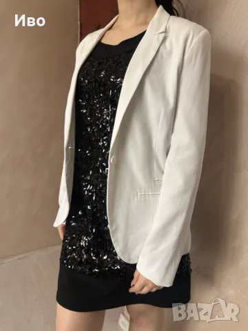 Рокля и сака в черно и бяло, снимка 5 - Рокли - 49736578