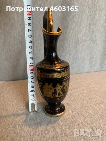 керамична кана Гърция, снимка 3 - Антикварни и старинни предмети - 52975713