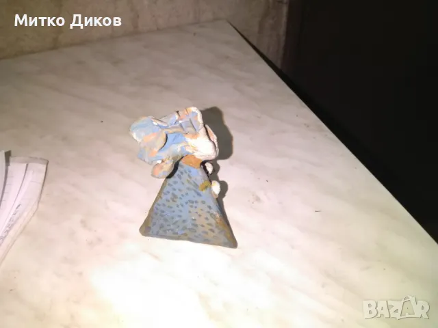 Скулптура арт декор без ръка твърд материал 100х81х70мм, снимка 2 - Декорация за дома - 48429151