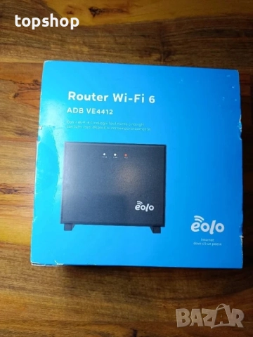 Нов, тестван рутер EOLO WI-FI 6 МОДЕМ EOLOR-ADB-4412 /  adb ve4412