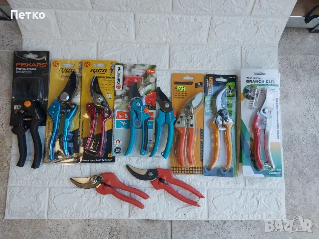 Лозарски ножици Рико,Fiskars и Bahco., снимка 3 - Градинска техника - 49203660