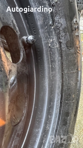 Резервна гума / патерица за Lancia , Fiat - C8750314 - 135/80/14, снимка 3 - Гуми и джанти - 52723039