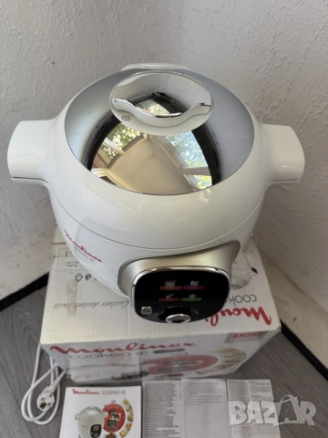 Интелигентен Мултикукър Под Налягане | Moulinex Cookeo+ |  6L | 1600W | 150 Рецепти!, снимка 3 - Мултикукъри - 56215991