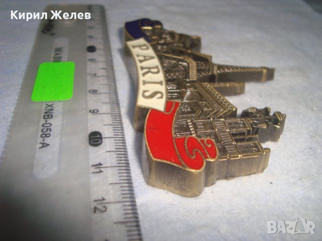 ПАРИЖ МНОГО КРАСИВ ЕМАЙЛИРАН МЕСИНГОВ СУВЕНИР - МАГНИТЧЕ за ХЛАДИЛНИК ФРАНЦИЯ ОРИГИНАЛЕН 31091, снимка 6 - Колекции - 37994065