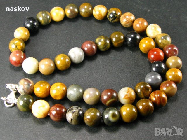 Колиета от естествени камъни Евдиалит, Мерлинит, Куантум Куатро, снимка 11 - Други ценни предмети - 33960710