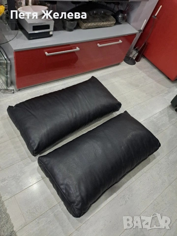 Кожени възглавници 95/46/10см, снимка 2 - Възглавници - 53327210