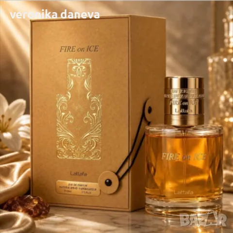 Lattafa Fire On Ice Eau de Parfum 100 мл – Завладяващ аромат за него и нея с къпина, канела, карамел, снимка 5 - Унисекс парфюми - 55823163