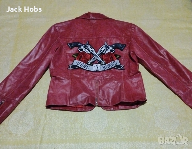 Дамско яке Гънс Н'роузес /естествена кожа 