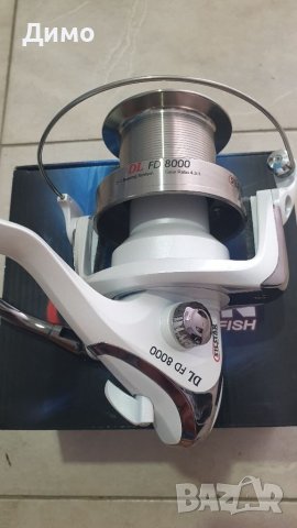 Шаранджийска макара SILSTAR 8000 стоп лагер метална, снимка 2 - Макари - 37948264