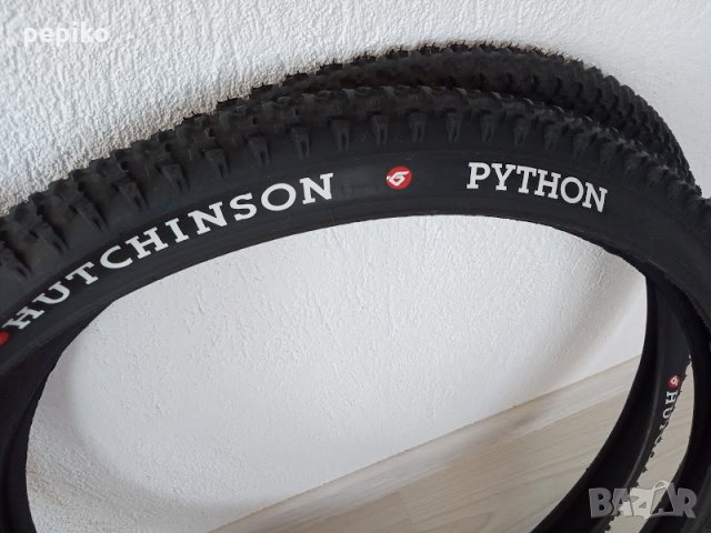 Продавам колела внос от Германия НОВИ оригинални гуми предна и задна HUTCHINSON PYTHON 26 х 2,00, снимка 2 - Части за велосипеди - 30462000